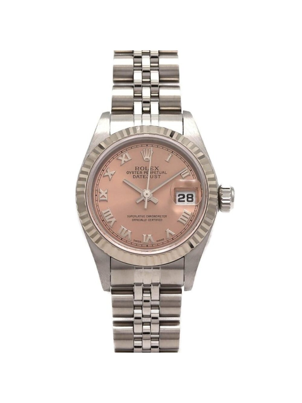 Rolex Datejust Stainless Steel White Gold Automatic